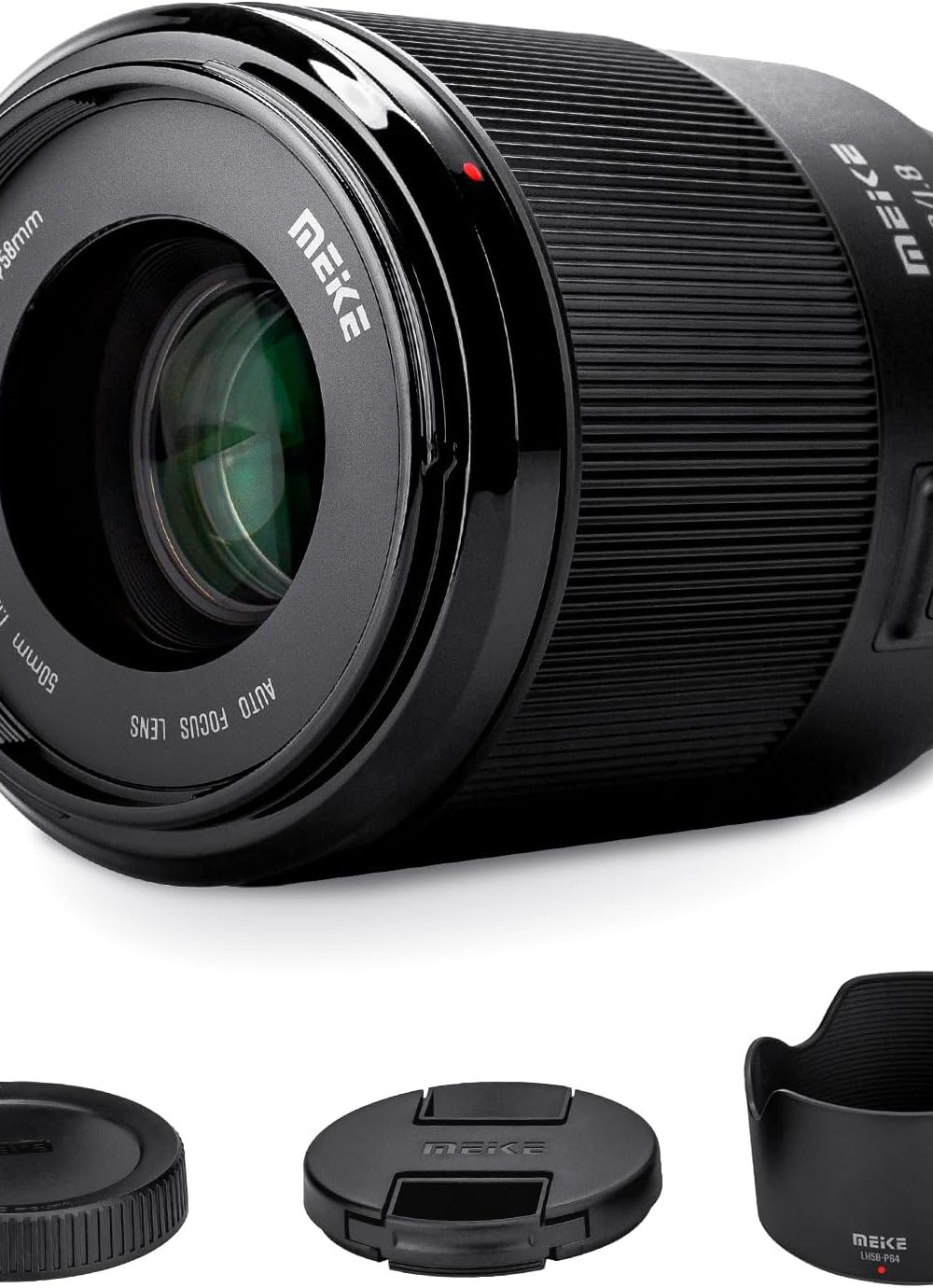 Meike 50mm F1.8 Full Frame STM Auto Focus Prime Lens for Sony E Mount Mirrorless Cameras: A9,A7IV A7III, A7II, A7R3, A7R4,A7C,A7CII A6400,A6700,etc