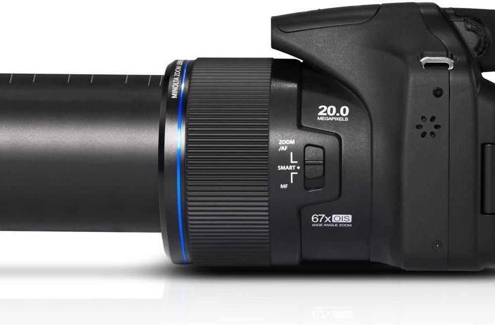 Minolta Pro Shot 20MP Digital Camera – 67x Optical Zoom, Full 1080p HD Video, Optical Image Stabilization, Wi-Fi, 3-inch Articulating LCD Screen, 27 Scene Modes – Includes 16GB SD Card (Black) - Image 4