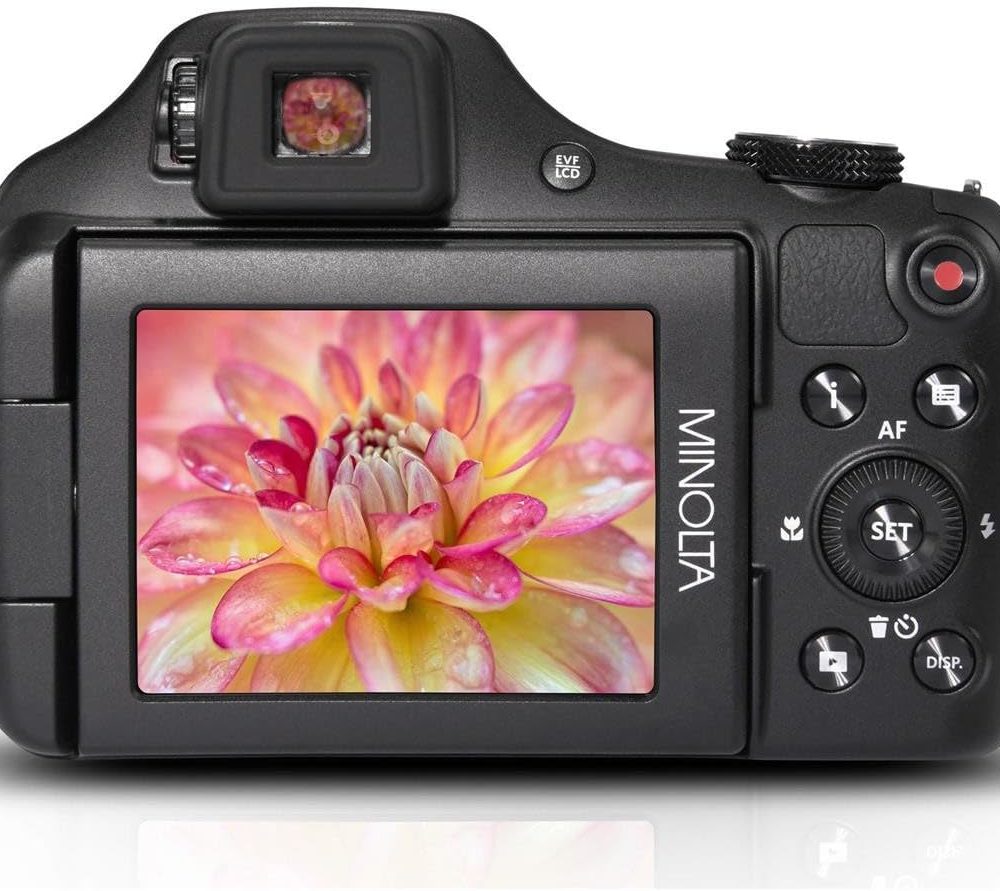 Minolta Pro Shot 20MP Digital Camera – 67x Optical Zoom, Full 1080p HD Video, Optical Image Stabilization, Wi-Fi, 3-inch Articulating LCD Screen, 27 Scene Modes – Includes 16GB SD Card (Black) - Image 7